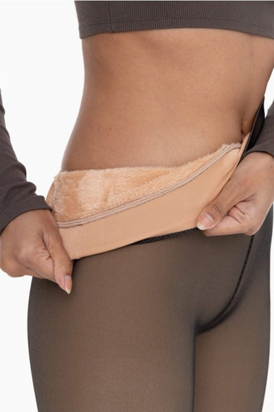 Plush Lined Winter Tights