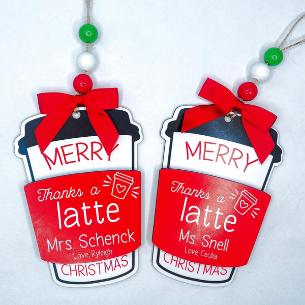 PERSONALIZED GIFT CARD HOLDER ORNAMENT