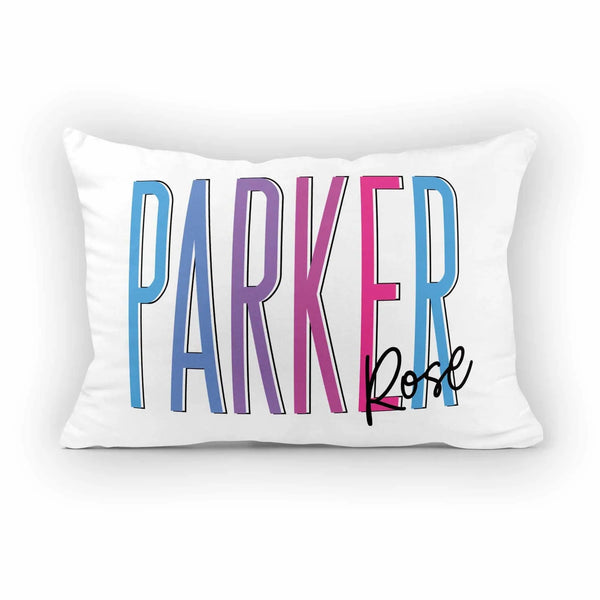 Kids Outlined Name Pillow