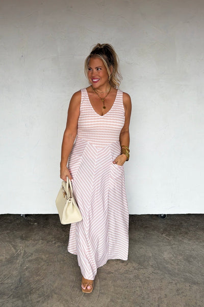Luciana Striped Dress