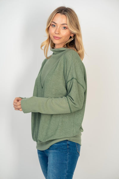 Mock Neck Top