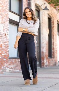 The Brook Wide Leg Luxe Legging