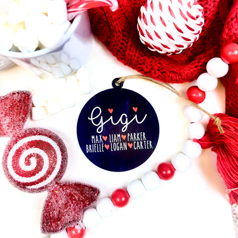 Personalized Grandparent Ornament