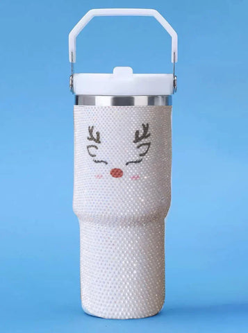 Reindeer Bling Travel Mug