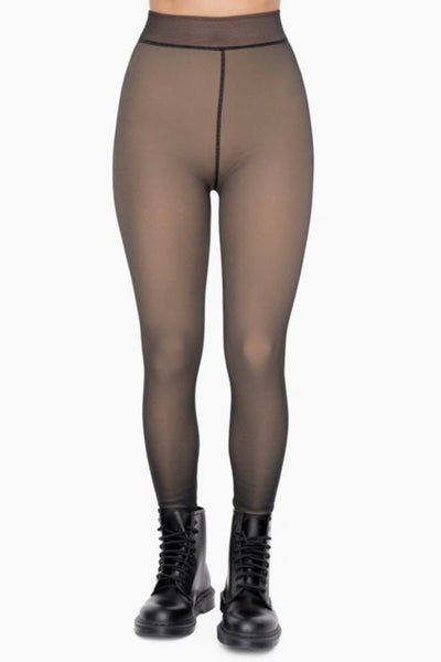 Plush Lined Winter Tights