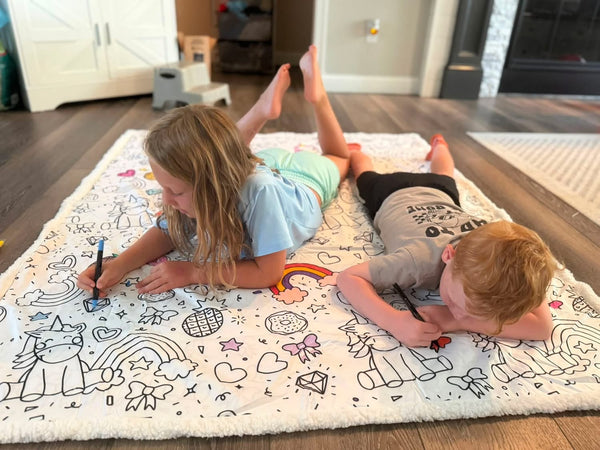 Customized Coloring Blanket