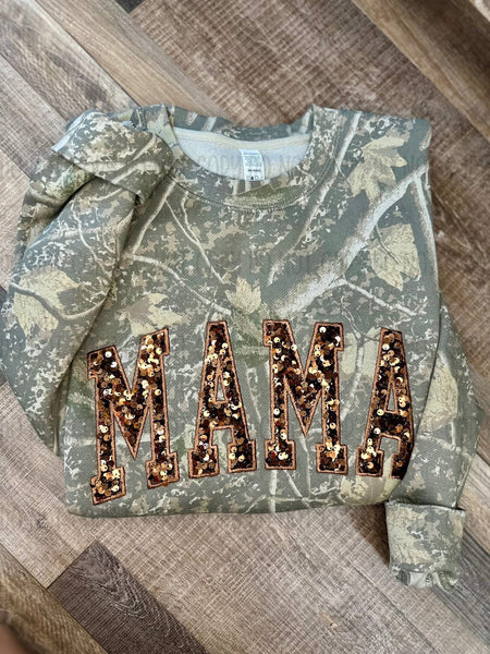 Bonfire Camo Crewneck