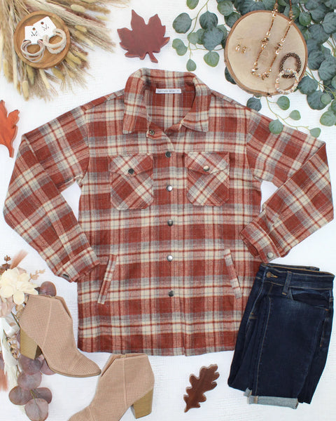 Norah Plaid Shacket