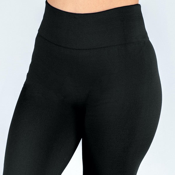 Women's New Mix Brand Solid Color Seamless Fleece Lined Leggings.