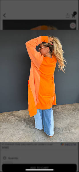 Desi Sweatshirt Cardigan