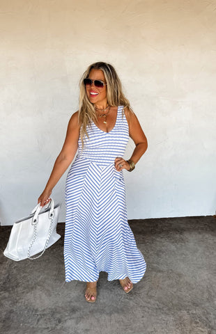 Luciana Striped Dress