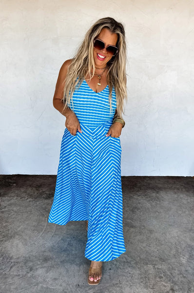Luciana Striped Dress
