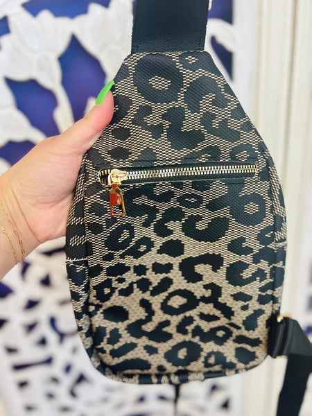 Leopard Sling Bag