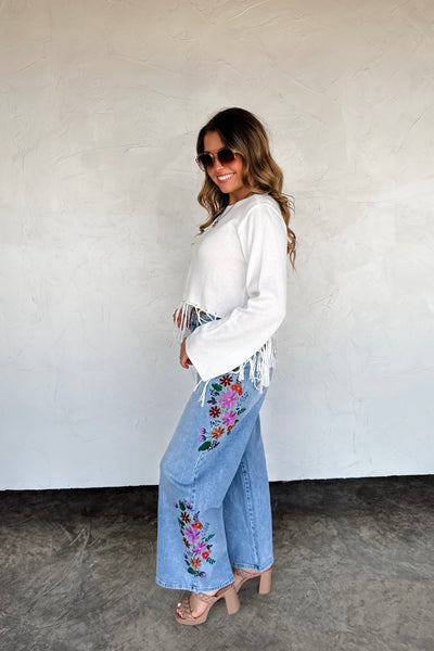 Evie Floral Jeans
