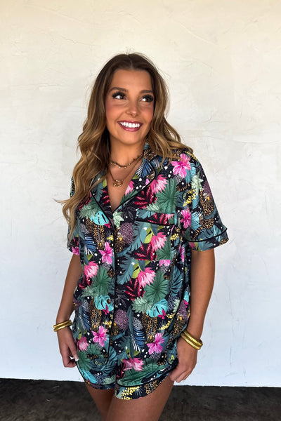 Wild Blooms Pj Set