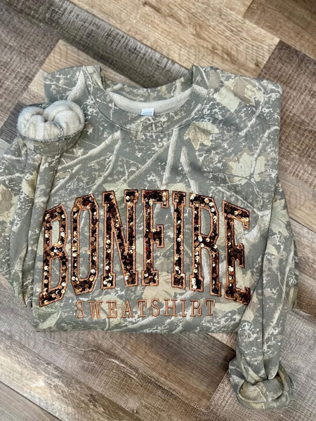 Bonfire Camo Crewneck