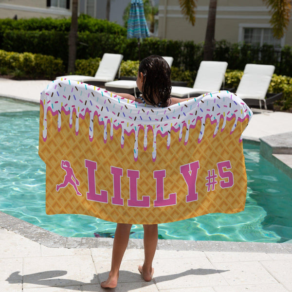 Ice Cream Drip Towels