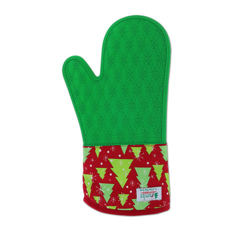 Holiday Silicone Oven Mitts