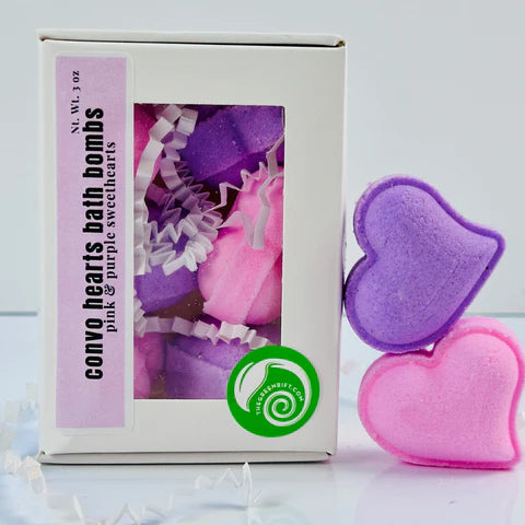 Convo Heart Mini Bath Bombs