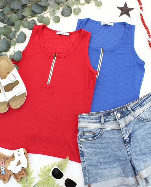 Mila Zipper tank