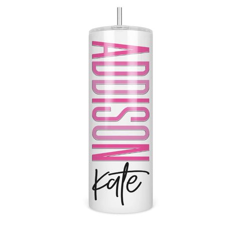 Name Outline 20oz Tumbler