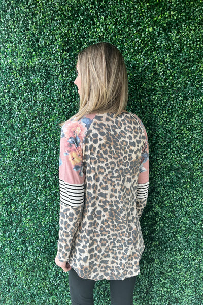 Molly leopard top